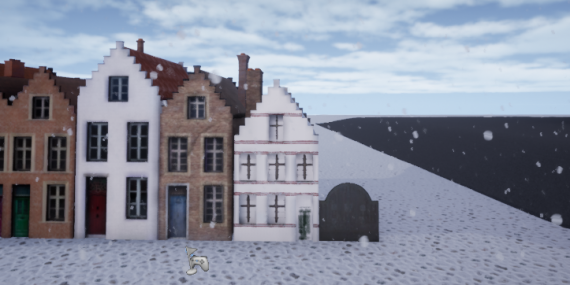 Sinead Hanlon snow FX Unreal Engine